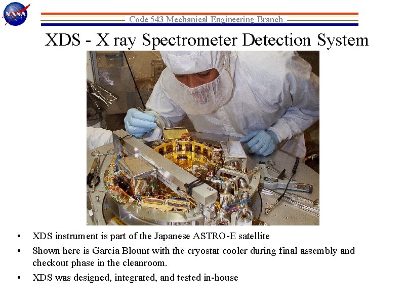 To read what this image which displays various activities and projects supported by the Mechanical Engineering Branch displays, select this page's text link